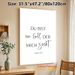 German Biblical Verse Painting Poster, Minimalist Black & White Typographic Poster, Inspirational Religious Message, Ideal For Home, Prayer Room_maomaolike.com