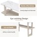 Retro Elegant Console Table With Marble-Effect Top And Versatile Storage Solutions For Entryway And Living Room_maomaolike.com