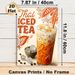 Thai Iced Tea Painting Poster, Warm-toned Bohemian Style Poster, Appealing Drink-themed Decor Ideal For Café, Kitchen And Dining Area_maomaolike.com