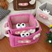 Korean INS Style Cute Storage Miscellaneous Snacks Toy Organizer Cartoon Foldable Laundry Basket_maomaolike.com