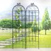 2 Pack Metal Garden Trellis 71" X 19.7" Rustproof Trellis For Climbing Plants Outdoor Flower Support Black_maomaolike.com