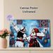 Traditional Folk Dance Painting Poster, Bold Impasto Style Ethnic Couple Dancing Poster, Artistic Cultural Decor Ideal For Living Room, Cultural_maomaolike.com