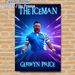 Gerwyn Price "The Iceman" Sports Painting Poster, Vibrant Neon-lit Dynamic Athlete Portrait Poster, Energetic Sports-themed Decor Ideal For Game Rooms_maomaolike.com