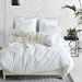 Three Piece Set Brushed Printed Quilt Set Duvet Bedding_maomaolike.com