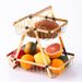 Kitchen multifunctional fruit and vegetable storage rack fruit plate snack vegetable rack portable candy tray fruit basket_maomaolike.com