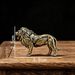 Brass Lion Figurine Tea Pet Statue Craft, Decorative Bronze Ornament For Household Desk And Office Interior Decoration
_maomaolike.com