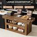 Kitchen Island, Farmhouse 3-Tier Island Table With Large Countertop (OLD SKU:S05790291)_maomaolike.com