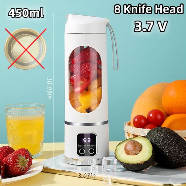 New Juice Maker For Shakes 700ML Durable Juicer Steel Blades 2 In 1 Blender Bottle Smoothie Portable_maomaolike.com