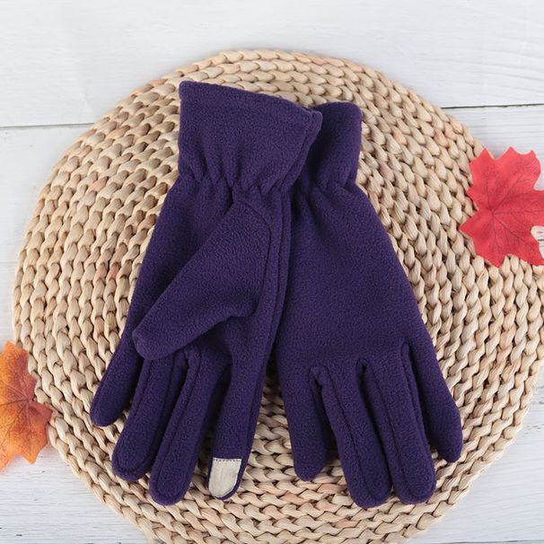 Sports Gloves Skiing Cycling Motorcycle Hiking Gloves Fleece Fleece Wear Resistant Single-layer Riding Gloves_maomaolike.com