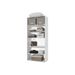70.2"H Livelylodge Wooden Modular Closet System :Closet Organizer Modern Open Wardrobe Closet System For Bedroom&Coatroom White Finish For All Ages_maomaolike.com