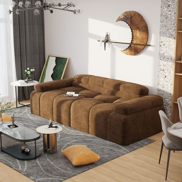 Modern Sofas Couches For Living Room, Comfy Couch With Extra Deep Seats,For Small Spaces, Living Room, Bedroom_maomaolike.com