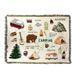 Camping Blanket Moisture Proof Picnic Mat Jacquard Tapestry Ins Style Sofa Towel Line Blanket Multifunctional Sofa Blanket_maomaolike.com