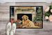 Golden Retriever Cozy Christmas Doormat Front Door Mat Indoor Outdoor Rugs For Entryway, Non Slip Washable Low Pile, 24H X 36W_maomaolike.com