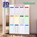 Multiplication Tables Painting Poster, Color-coded Clear Math Chart Poster, Practical Aid For Math Learning, Suitable For Study Room And Home Learning_maomaolike.com