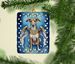 Greyhound My Angel Porcelain Ornament Christmas Tree Hanging Decorations For Home Christmas Holiday, Rectangle, Gift, Multicolor_maomaolike.com