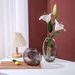 Creative High-Value Crystal Glass For Home Living Room Coffee Table Light Luxury Style Dried Flowers Rose Water_maomaolike.com