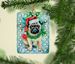 Pug Christmas Porcelain Ornament Christmas Tree Hanging Decorations For Home Christmas Holiday, Rectangle, Gift, Multicolor_maomaolike.com
