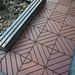Plastic Interlocking Deck Tiles,44 Pack Patio Deck Tiles,12"x12" Square Waterproof Outdoor All Weather Use, Patio Decking Tiles For Poolside Balcony Backyard, Brown_maomaolike.com