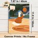 Basketball Duck Painting Poster, Cute Cartoon Style Poster, Vibrant Playful Design With A Cool Duck Playing Basketball On Court, Ideal For Game Room_maomaolike.com