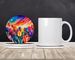 Colorful Tulips Large Sandstone Coasters Pack Of 4 Absorbent Round Coasters Decor Gifts For Men Or Women, 4 In, Multicolor_maomaolike.com