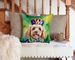 Cockapoo King Of Mardi Gras Throw Pillow Machine Washable, Indoor Outdoor Decorative Pillow For Couch, Bed Or Patio, 14Hx14W_maomaolike.com
