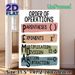 Order Of Operations Painting Poster, Soft-toned Typographic Educational Poster, Clear Math Operation Rule Reference For Study Spaces And Classrooms_maomaolike.com