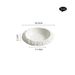 Rock Pattern Ceramic Household Deep Dish Creative Hotel Restaurant Tableware High-end White Dinner Soup Plate_maomaolike.com