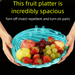 High-end Creative Home Flip Cover Personalized Shell Fruit Transparent Plastic Thickened Living Room Multi-functional_maomaolike.com