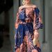 Women's Clothing Two piece Summer New Casual Printed Off shoulder Wide leg Pants Set_maomaolike.com
