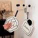 Modern Simple Hangable Fleece Household Kitchen Bathroom White Absorbent Double Layer Thick Hand Towel_maomaolike.com