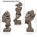 Nordic Minimalist Abstract Figure Sandstone Sculpture, Small Modern Art Ornament For Household Living Room And Hotel Interior Decoration
_maomaolike.com