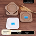 Rice Husk Disposable Ashtray Light Luxury High-end Office Home Use No-wash Anti-fly Ash Safe Biodegradable Simple_maomaolike.com