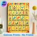 Arabic Letters Themed Painting Poster, Colorful Alphabet Chart Poster, Clear Bilingual Letter Display For Arabic Language Learning, Ideal For Study_maomaolike.com