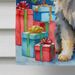 Bergamasco Christmas Reindeer House Flag Large Porch Sleeve Pole Decorative Outside Yard Banner Artwork Wall Hanging, Polyester, House Size, Multicolor_maomaolike.com