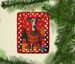 Greyhound Holiday Christmas Porcelain Ornament Christmas Tree Hanging Decorations For Home Christmas Holiday, Rectangle, Gift, Multicolor_maomaolike.com