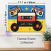 Retro Music Themed Painting Poster, Vibrant Flat-style Retro Audio Items Poster, Nostalgic Vintage Music Decor Suitable For Music Room, Living Room_maomaolike.com