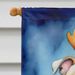 White English Bulldog Christmas Reindeer House Flag Large Porch Sleeve Pole Decorative Outside Yard Banner Artwork Wall Hanging, Polyester, House Size, Multicolor_maomaolike.com