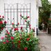 2 Pack Metal Garden Trellis 71" X 17.7" Rustproof Trellis For Climbing Plants Outdoor Flower Support Brown_maomaolike.com