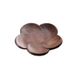 Black Walnut Solid Wood Creative Petal Kung Fu Tea Water Coffee Coaster Personalized Heat-resistant Cup Mat_maomaolike.com