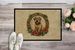 Wheaten Terrier Christmas Flowers Doormat Front Door Mat Indoor Outdoor Rugs For Entryway, Non Slip Washable Low Pile, 24H X 36W_maomaolike.com