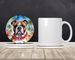 English Bulldog Luau Large Sandstone Coasters Pack Of 4 Absorbent Round Coasters Decor Gifts For Men Or Women, 4 In, Multicolor_maomaolike.com