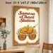 Samosa & Chaat Themed Painting Poster, Vintage Ethnic Style Richly Colored Indian Cuisine Poster, Eye-catching Food Art Ideal For Restaurant And_maomaolike.com
