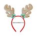Christmas Headband Reindeer Antlers Clips Santa Claus Hats 12 Pcs_maomaolike.com