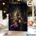 Traditional Southeast Asian Dancer Painting Poster, Exquisite Mystical Dark-toned Poster, Ornate Golden & Purple Costumed Dancer Artwork With Cultural_maomaolike.com