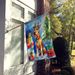 Irish Terrier Christmas Reindeer House Flag Large Porch Sleeve Pole Decorative Outside Yard Banner Artwork Wall Hanging, Polyester, House Size, Multicolor_maomaolike.com