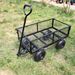 Wagon Cart Garden Cart Trucks Make It Easier To Transport Firewood TC1840BKG_maomaolike.com