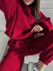 Women's Clothing autumn and winter women's clothing new fashion sports leisure sweater suit_maomaolike.com