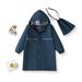 High-Quality Super Waterproof Children's Raincoat Elementary School Kindergarten With Backpack Compartment Long_maomaolike.com