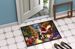 Portuguese Water Dog And Santa Claus Doormat Front Door Mat Indoor Outdoor Rugs For Entryway, Non Slip Washable Low Pile, 24H X 36W_maomaolike.com