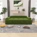 Modern Sofa Bed,Velvet Sleeper Couch,3 Seater Tufted Sofa,And Adjustable Backrests For Small Spaces, Living Room, Bedroom_maomaolike.com